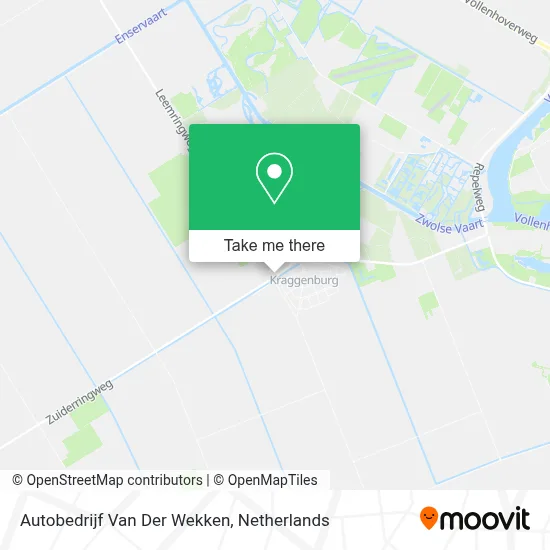 Autobedrijf Van Der Wekken map