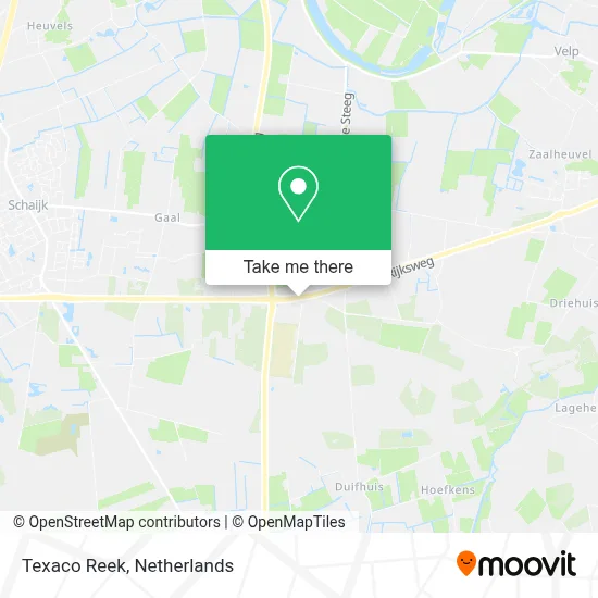 Texaco Reek map