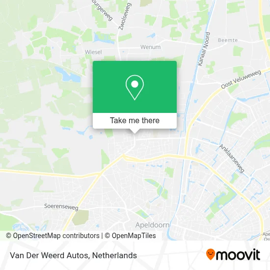 Van Der Weerd Autos map