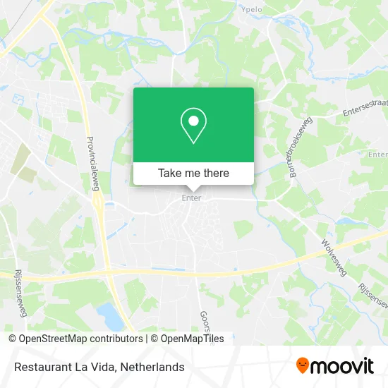 Restaurant La Vida map