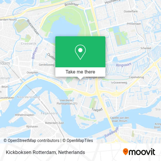 Kickboksen Rotterdam map