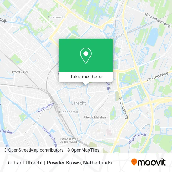 Radiant Utrecht | Powder Brows map