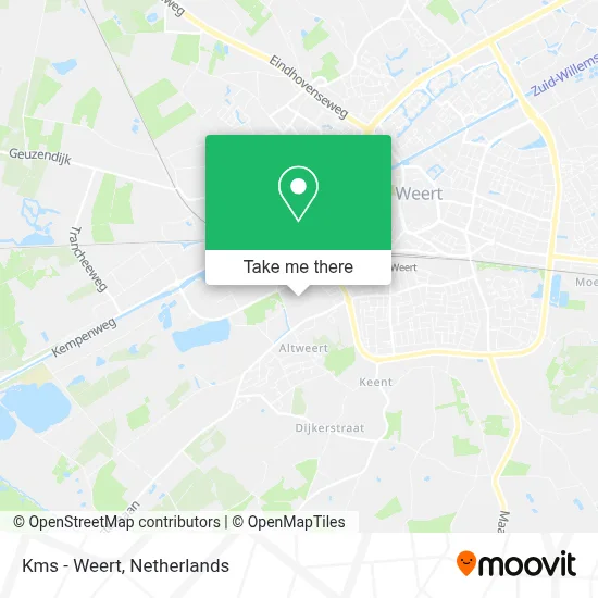 Kms - Weert map