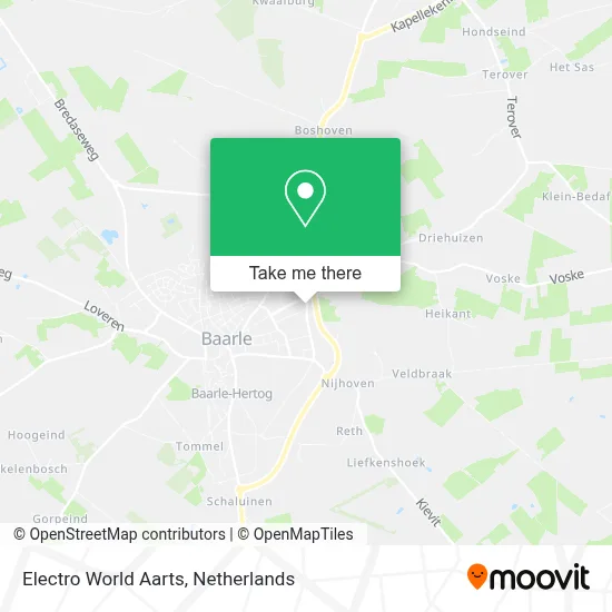 Electro World Aarts map