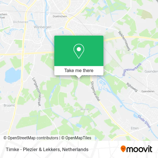 Timke - Plezier & Lekkers map
