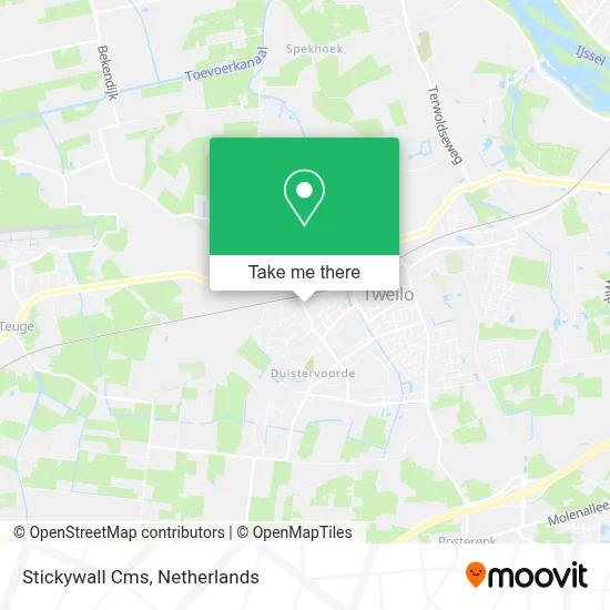 Stickywall Cms map