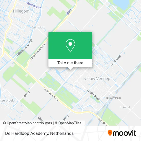 De Hardloop Academy map