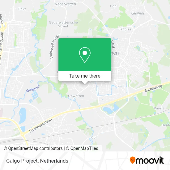 Galgo Project map