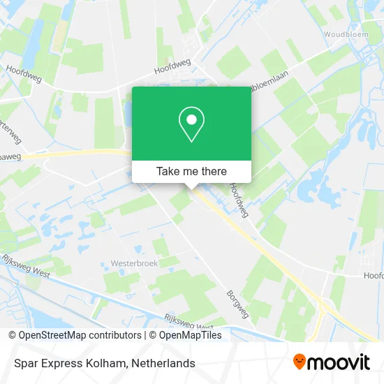 Spar Express Kolham map