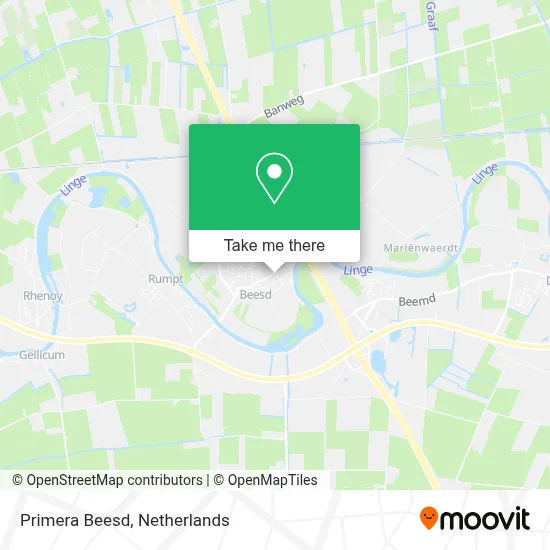Primera Beesd map