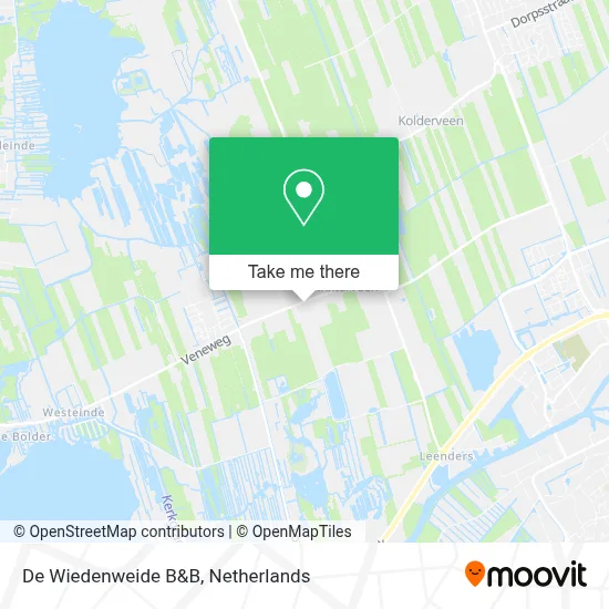 De Wiedenweide B&B Karte