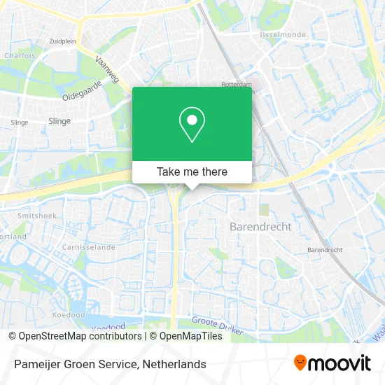 Pameijer Groen Service map