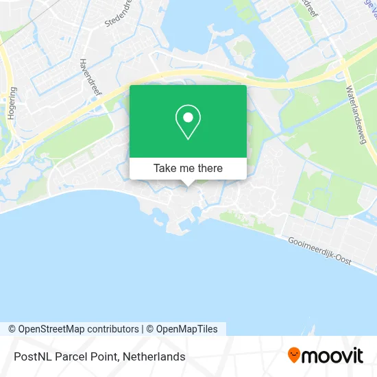 Postnl Pakketpunt map