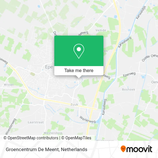 Groencentrum De Meent map
