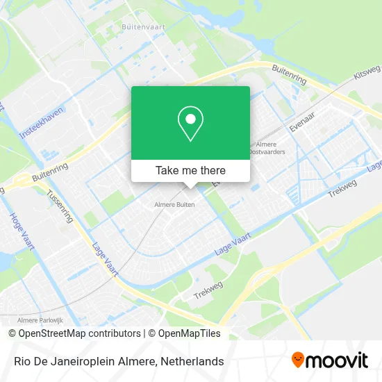 Rio De Janeiroplein Almere map