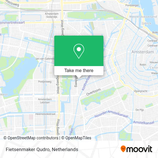 Fietsenmaker Qudro map