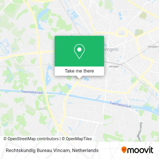 Rechtskundig Bureau Vincam map