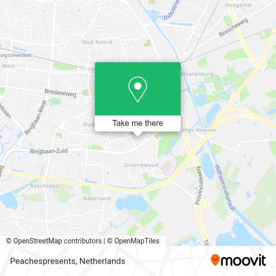 Peachespresents map