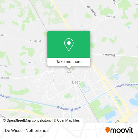De Wissel map