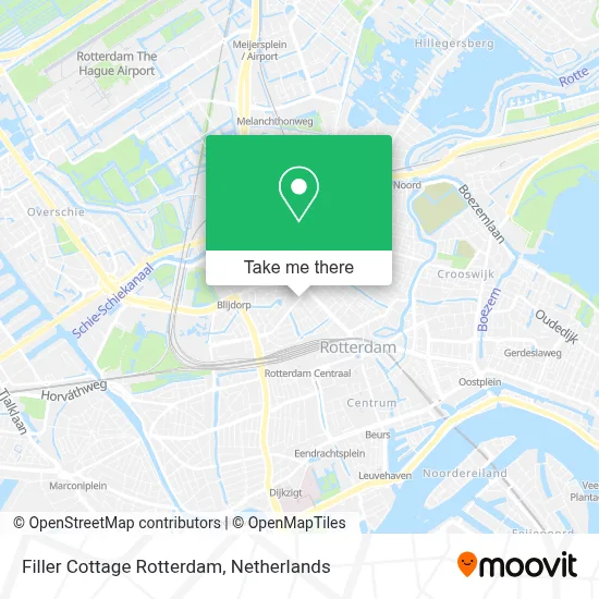 Filler Cottage Rotterdam map