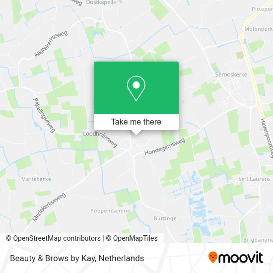 Beauty & Brows by Kay map