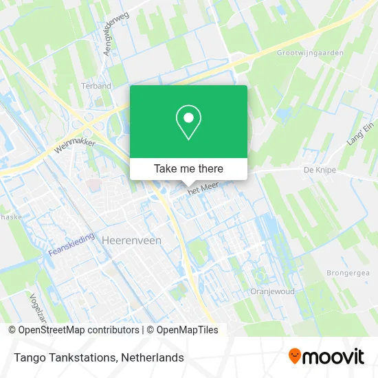 Tango Tankstations Karte
