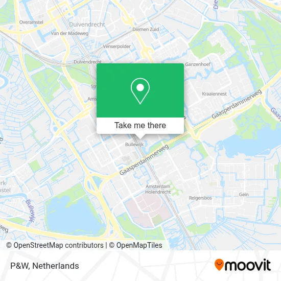 P&W map