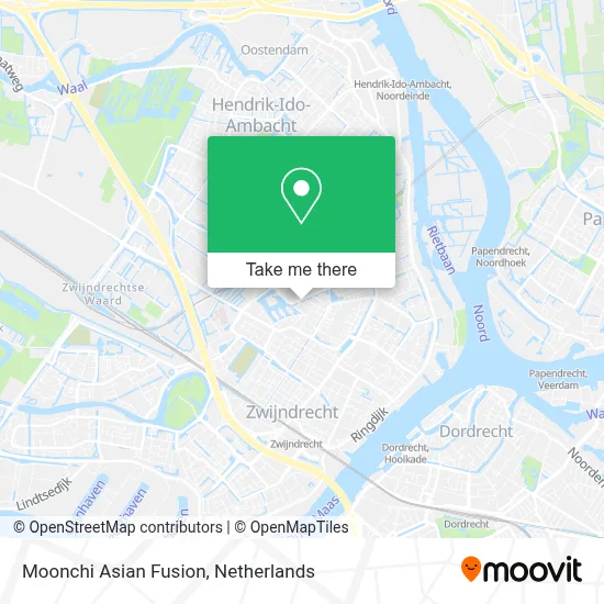 Moonchi Asian Fusion map