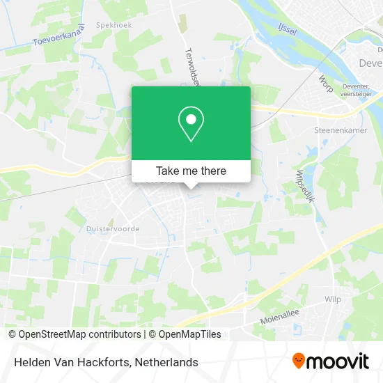 Helden Van Hackforts map