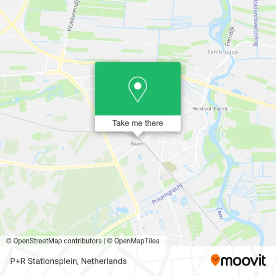 P+R Stationsplein map