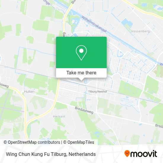 Wing Chun Kung Fu Tilburg Karte