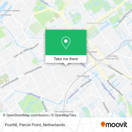 Postnl Pakketpunt map