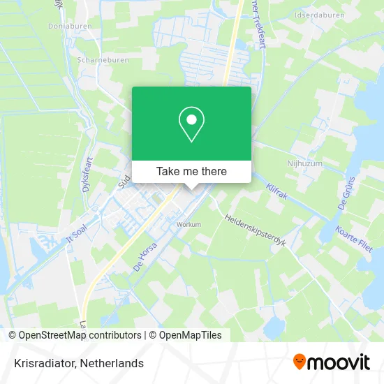 Krisradiator map