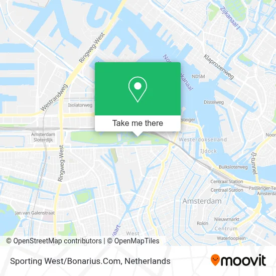 Sporting West/Bonarius.Com map