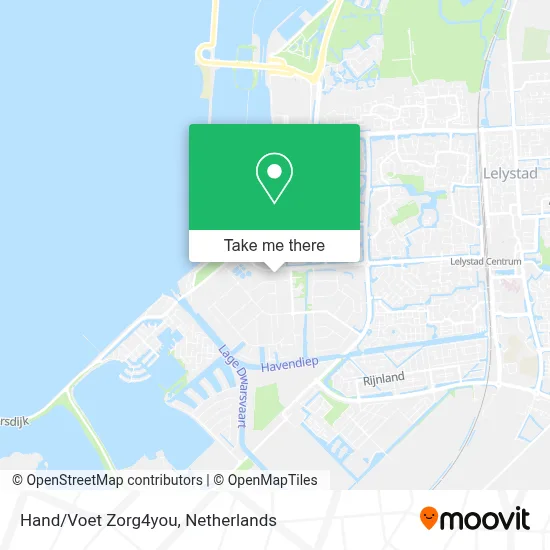 Hand/Voet Zorg4you map