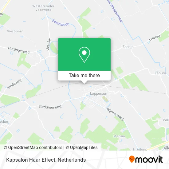 Kapsalon Haar Effect map