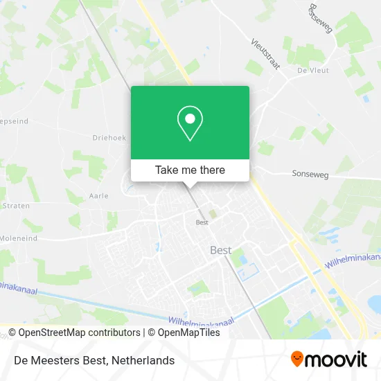 De Meesters Best map