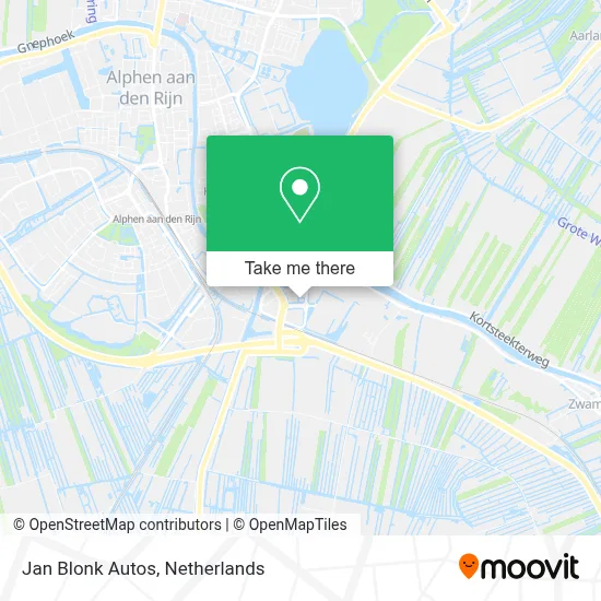 Jan Blonk Autos map