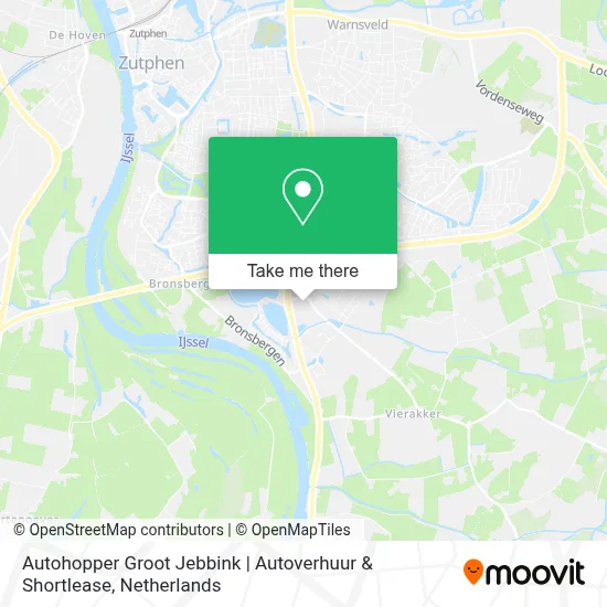 Autohopper Groot Jebbink | Autoverhuur & Shortlease Karte