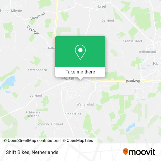 Shift Bikes map