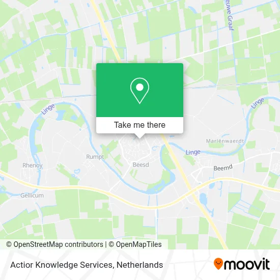 Actior Knowledge Services map