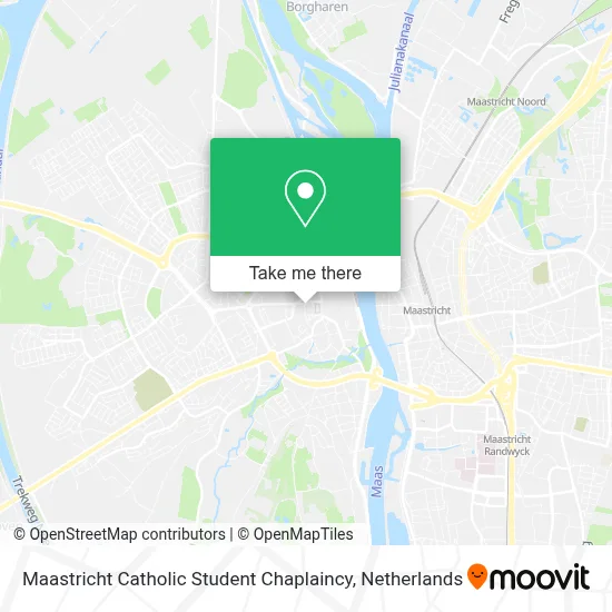 Maastricht Catholic Student Chaplaincy Karte