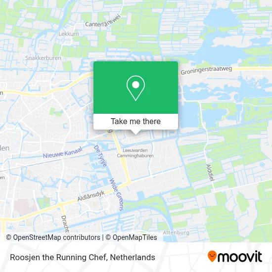 Roosjen the Running Chef map