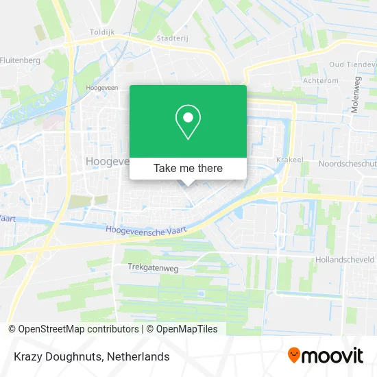 Krazy Doughnuts map