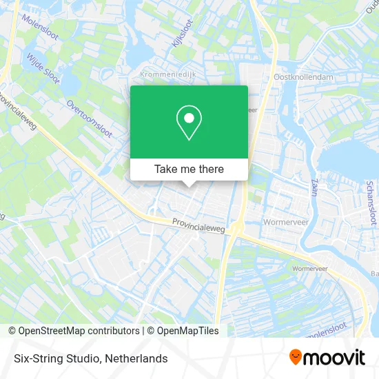 Six-String Studio map