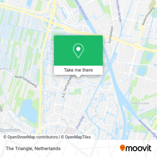 De Triangel map