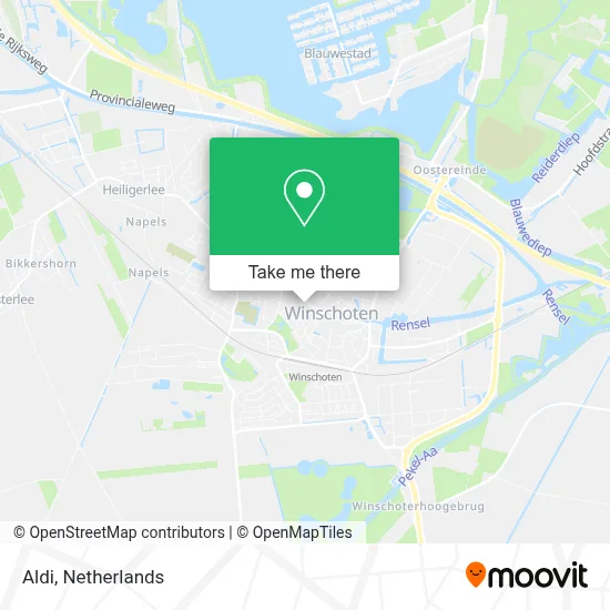 Aldi map