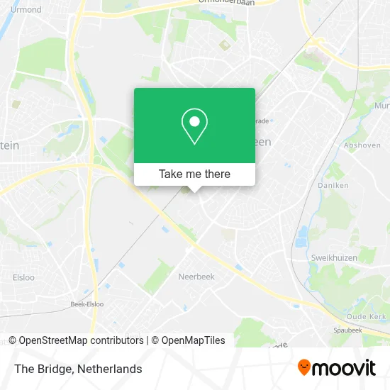 De Brug map