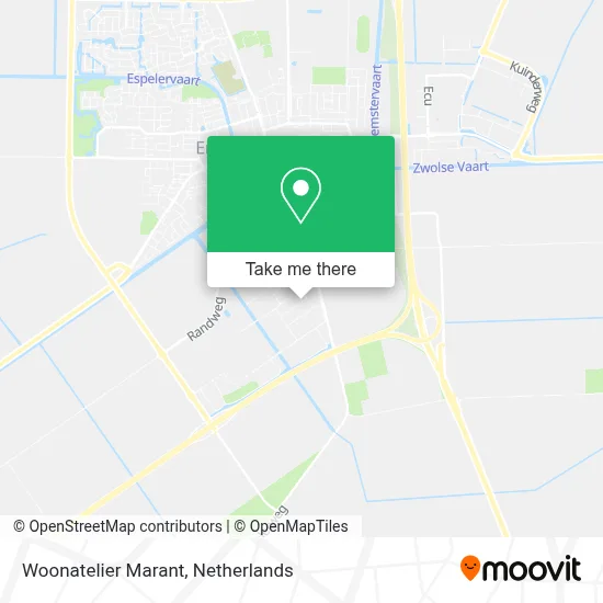 Woonatelier Marant map