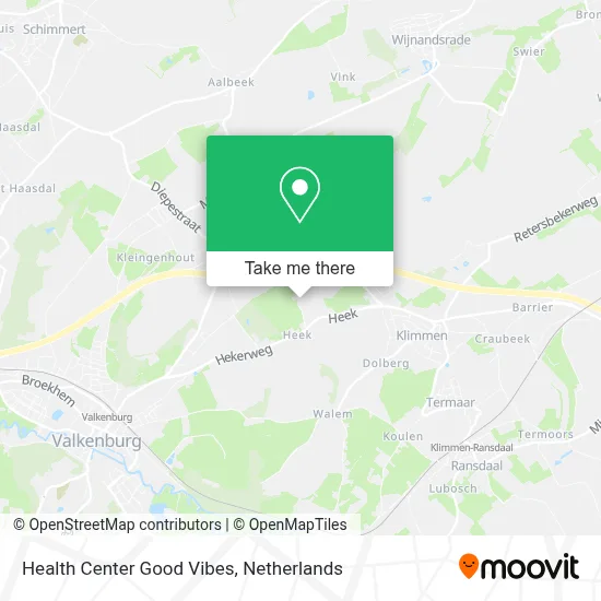 Health Center Good Vibes map